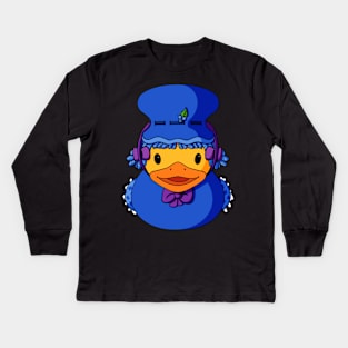 Blueberry Muffin Rubber Duck Kids Long Sleeve T-Shirt